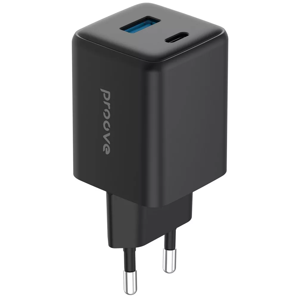 МЗП Proove Pocket GaN 45W (Type-C + USB), Black (WCPG45110001)