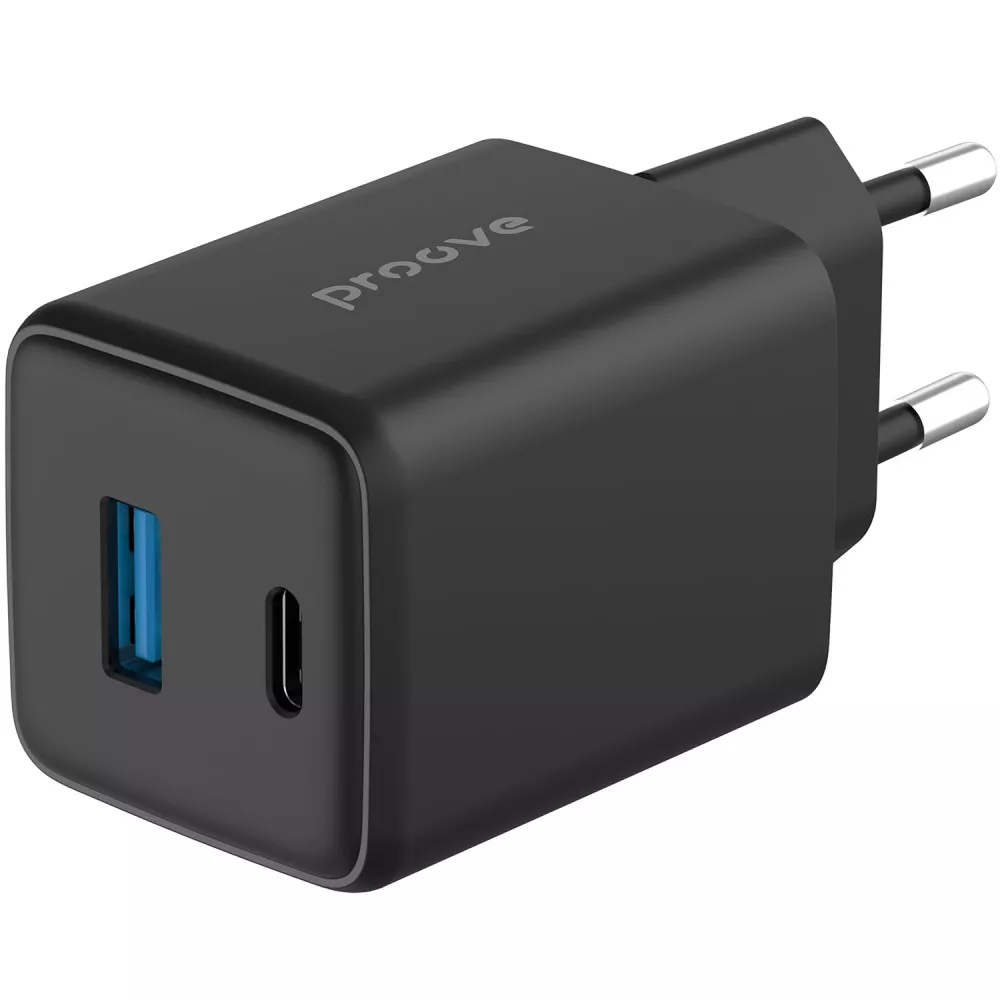 МЗП Proove Pocket GaN 45W (Type-C + USB), Black (WCPG45110001)