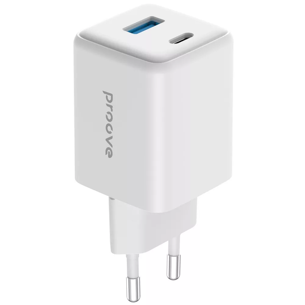 МЗП Proove Pocket GaN 45W (Type-C + USB) White
