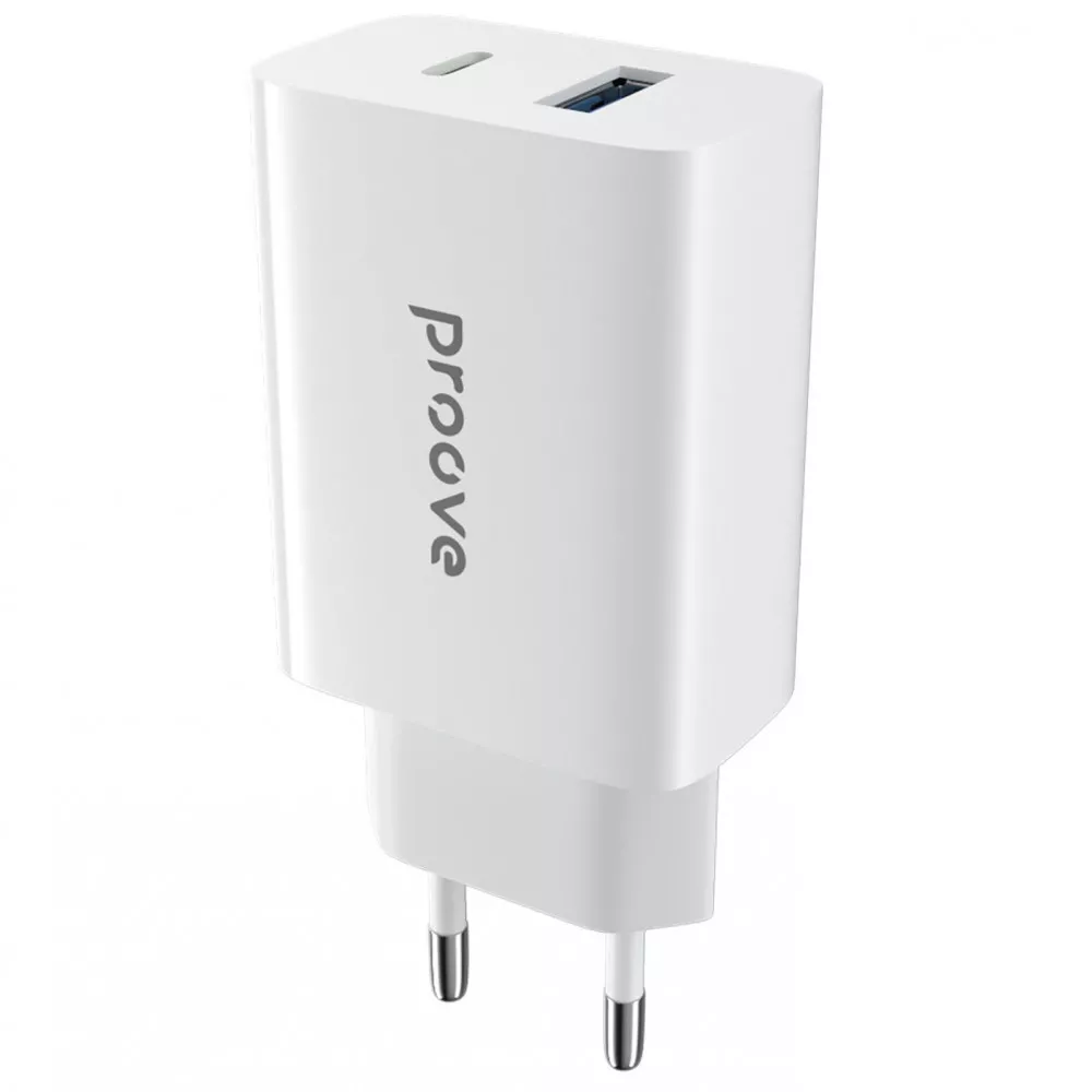 МЗП Proove Rapid 20 Вт (Type-C+USB), белый (WCRP20110002)