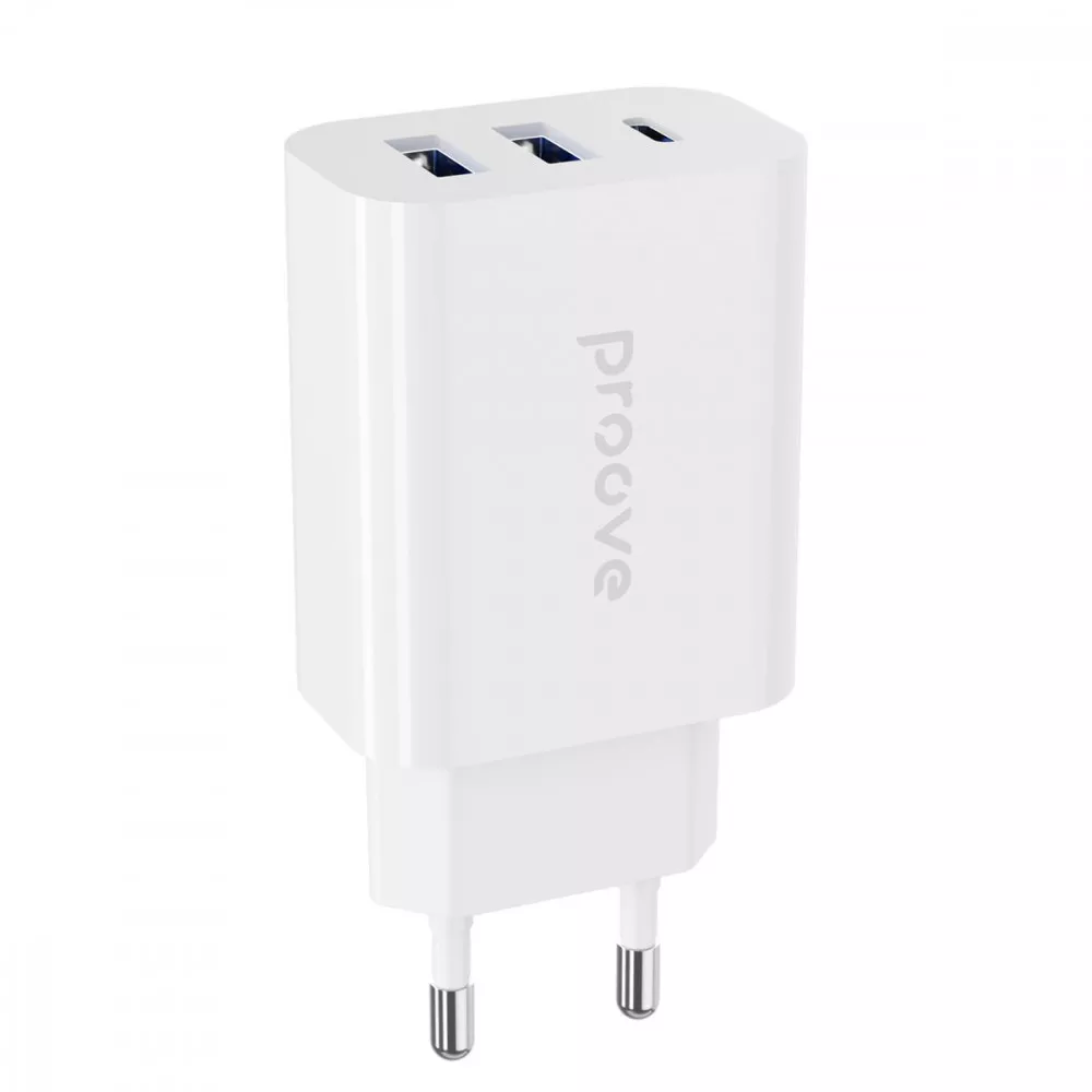 Зарядное устройство Proove Rapid 30 Вт (2 USB + Type-C)