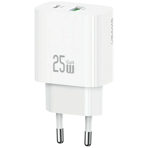 Сетевое зарядное устройство для Usams CC315 T65 FC 25W USB-C | USB-A