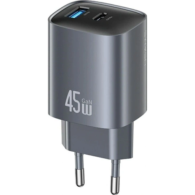 Мережевий зарядний пристрій Usams T66 US-CC290 GaN 45W