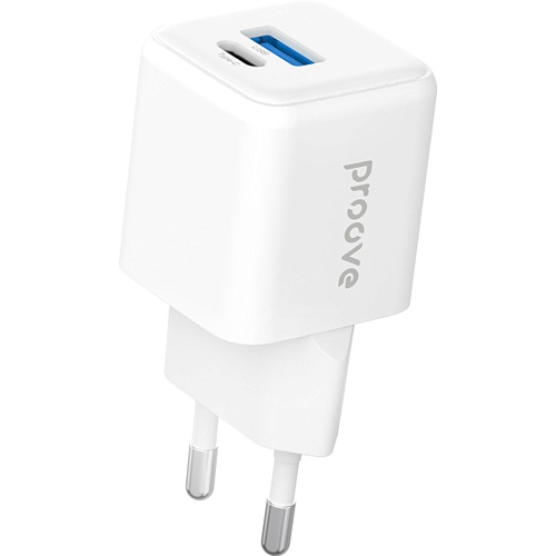 МЗП Proove Pocket GaN Plus 25W USB-C/USB-A White (WCPG25111202)