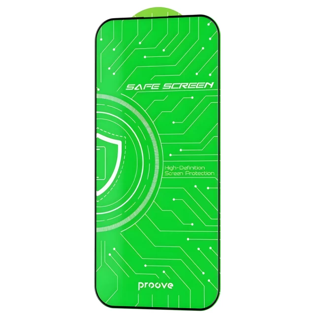 Защитное стекло Proove Safe Screen для iPhone 16 Pro Max Black (PGPSSI16PM01)