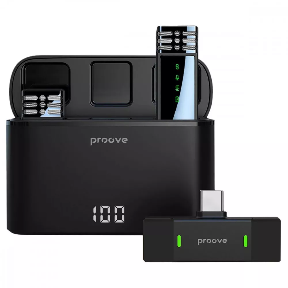 Бездротовий петличний мікрофон Proove Record Lightning
