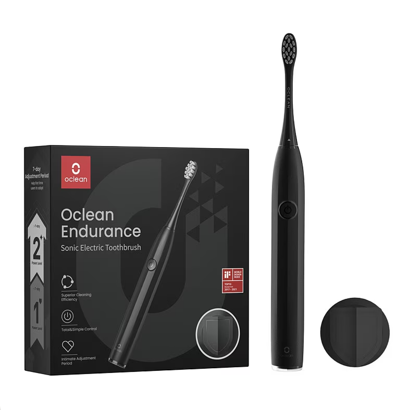 Електрична зубна щітка Oclean Endurance Electric Toothbrush, Black, 6970810552386