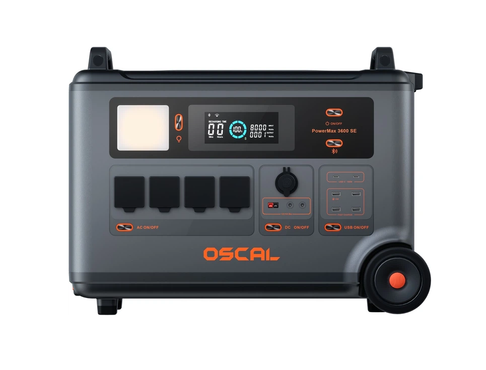 Зарядная станция Oscal PowerMax 3600 SE, 3600 Вт