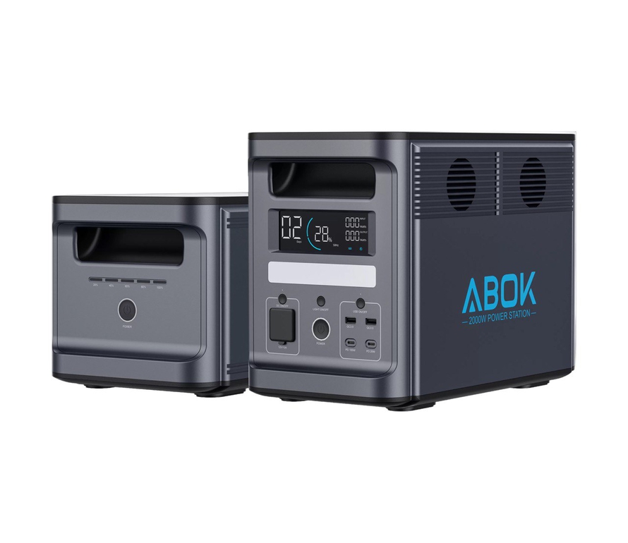 Зарядна станція ABOK ARK2000 2000W 1536Wh + Дод. бат. ABOK ARK2000 1536Wh
