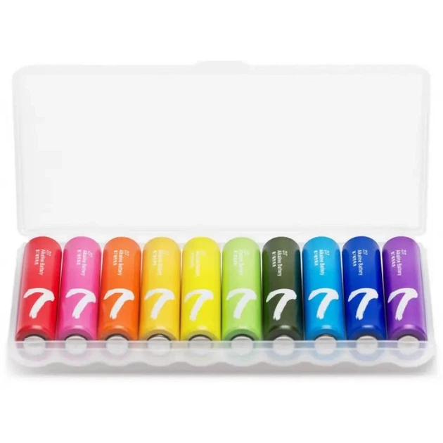 Набір батарейок Xiaomi ZMI Rainbow AA Alkaline Batteries (10шт)