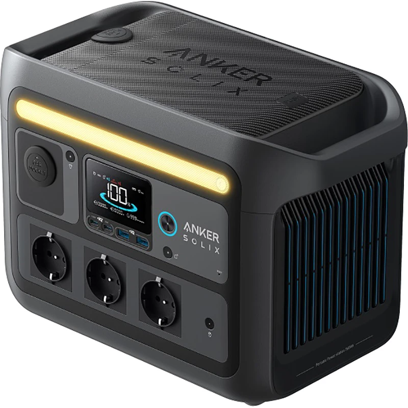 Зарядна станція Anker SOLIX C800X 768Wh 1200W (A1755311)