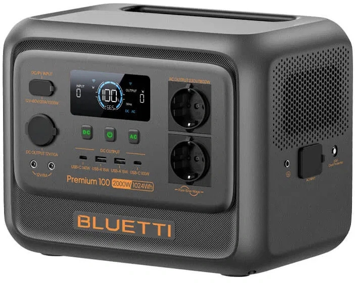 Зарядна станція Bluetti Premium 100 V2 Portable Power Station 2000W/1024Wh (PR100V2)