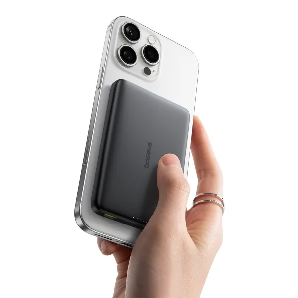 Портативная Батарея Baseus PicoGo Ultra-Slim AM41 Qi2 27W 10000mAh, Gray (E0027200)