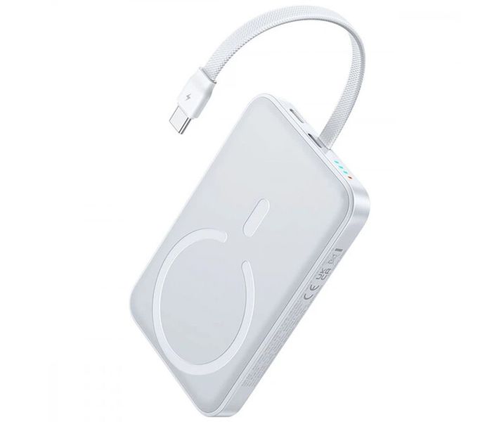 Портативна батарея PowerBank Baseus EnerFill FM11 with Built-in Type-C Cable 10000mAh 30W E0028905 White