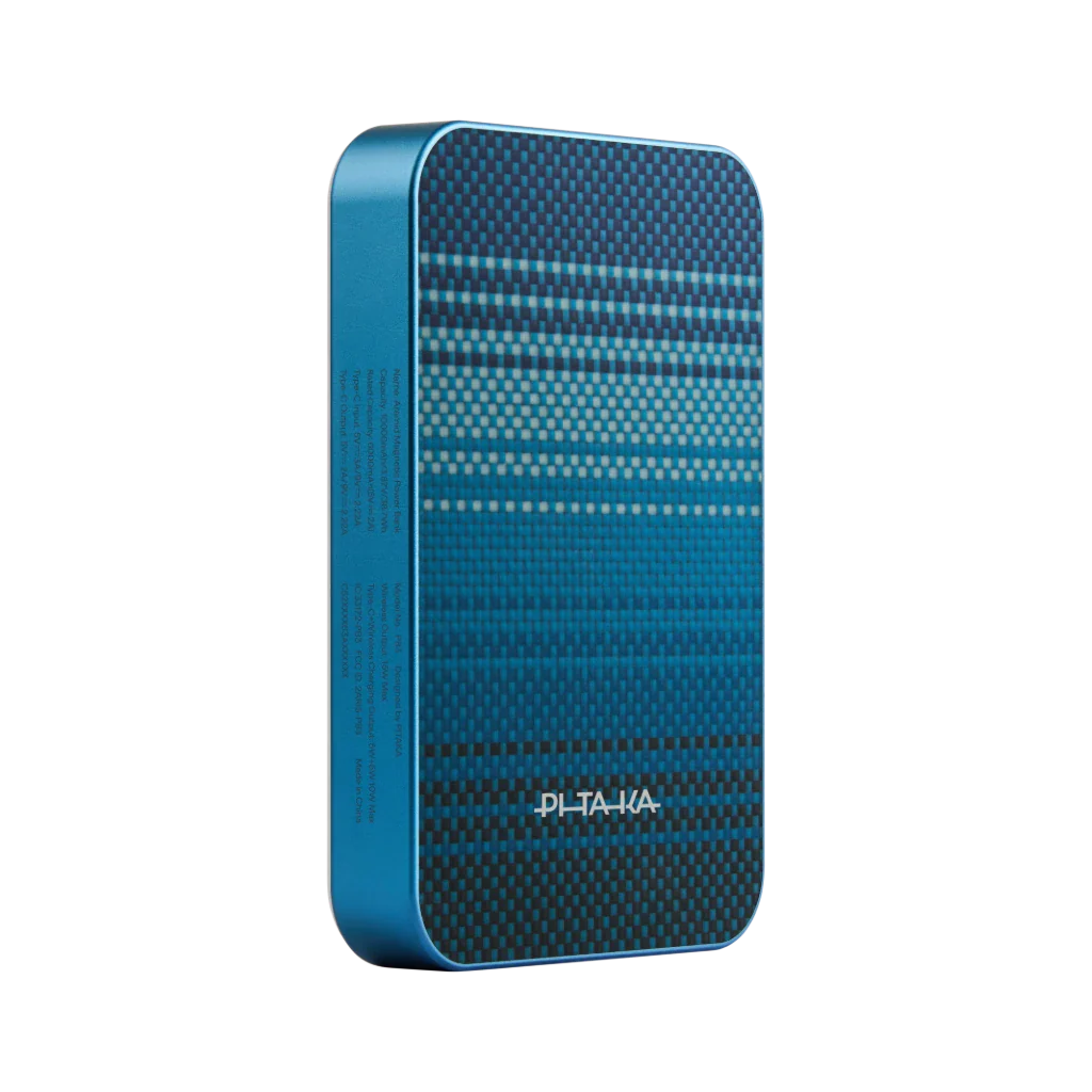 Портативна батарея Pitaka Aramid Fiber Magnetic Power Bank Qi2 10000mAh - Moonrise (PBQ2503)