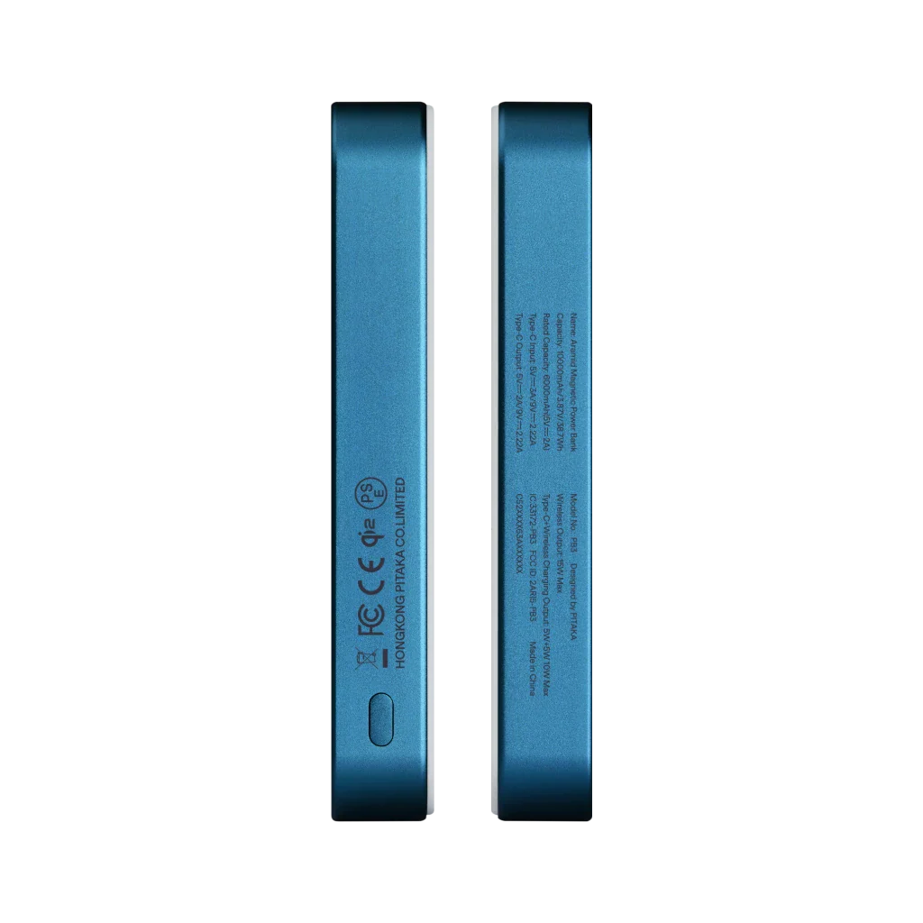 Портативна батарея Pitaka Aramid Fiber Magnetic Power Bank Qi2 10000mAh - Moonrise (PBQ2503)