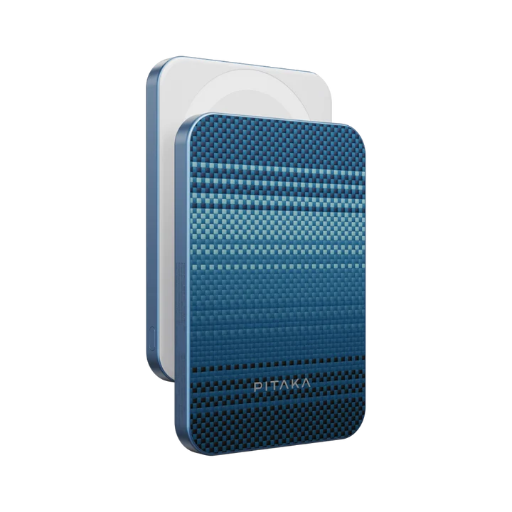 Портативна батарея Pitaka Aramid Fiber Magnetic Power Bank Qi2 5000mAh, Moonrise (PBQ2403)