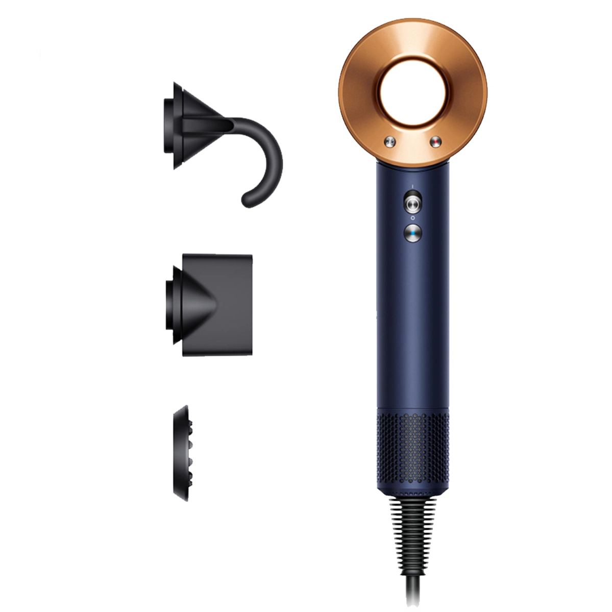 Фен Dyson Supersonic HD07 Straight/Wavy, цвет Prussian Blue/Rich Copper (113277-01)