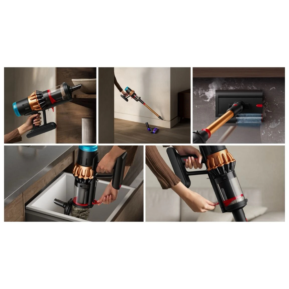 Пилосос ручний бездротовий Dyson V16 Piston Animal Matte Black/Copper (492963-01)