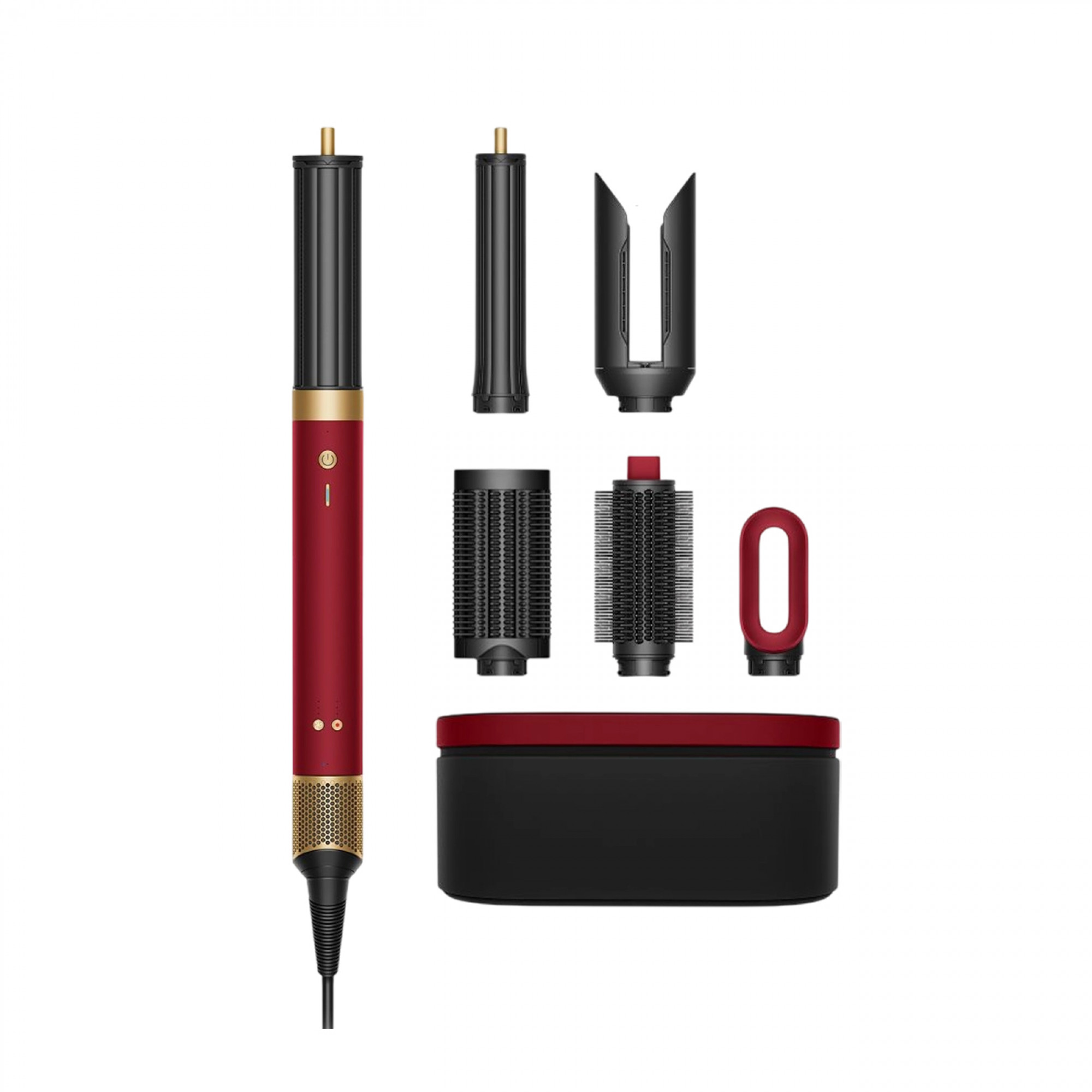 Стайлер Dyson Airwrap Co-anda2x Multi Hair Styler Straight+Wavy Red Velvet/Gold (176955-01)