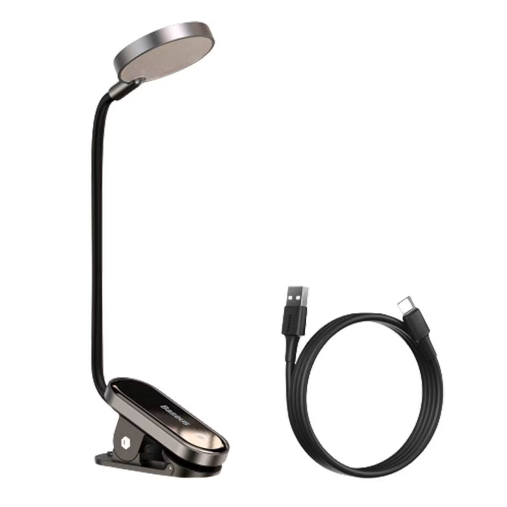 Настільна лампа Baseus Comfort Reading Mini Clip Lamp Dark Gray (DGRAD-0G)