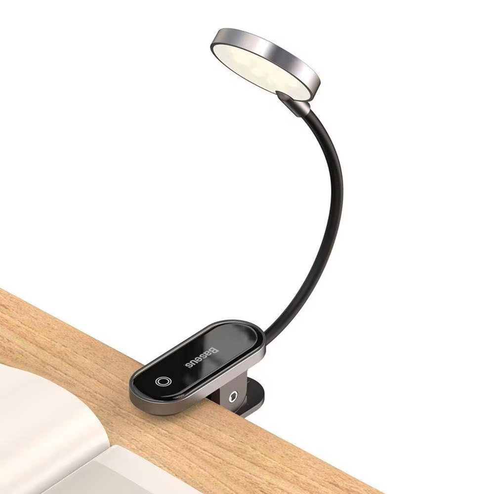 Настільна лампа Baseus Comfort Reading Mini Clip Lamp Dark Gray (DGRAD-0G)