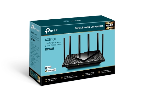 Роутер Archer AX73 AX5400 Дводіапазонний гігабітний Wi‑Fi 6
