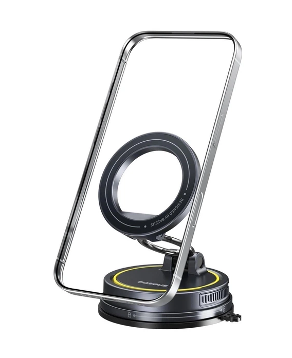 Держатель BASEUS VC2 Flex Magnetic Car Mount Suction Cup Veersion Black (C0013803)