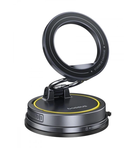 Держатель BASEUS VC2 Flex Magnetic Car Mount Suction Cup Veersion Black (C0013803)
