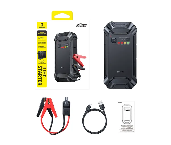 Автомобильное пуско-зарядное устройство для Baseus PrimeTrip VJ1 Jump Starter 12000mAh (C0119400)