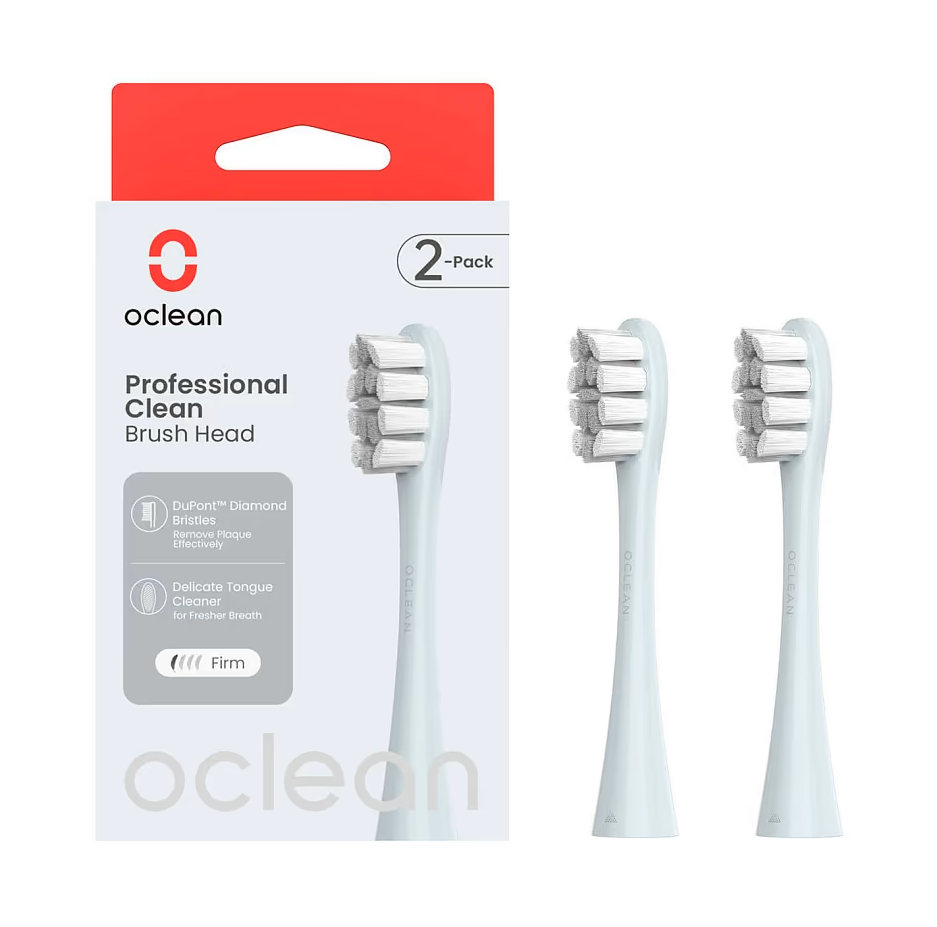 Насадка для зубної щітки Oclean P1C9 Brush Head Silver 2 шт. (6970810554038)