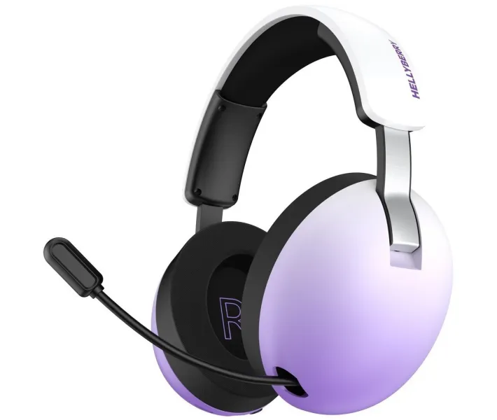 Наушники HATOR Hellyberry HH30 PRO wireless White-violet gradient