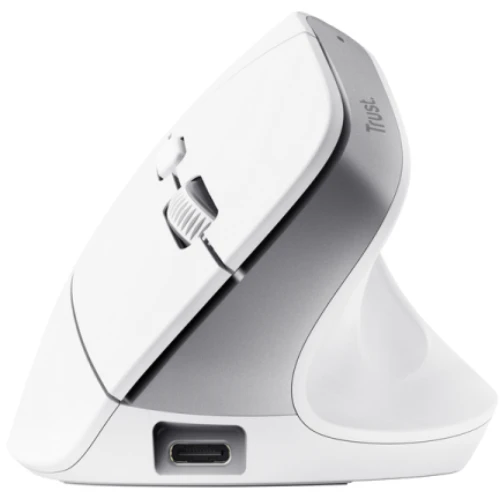 Миша TRUST Bayo+ Multidevice Ergonomic White (25399)