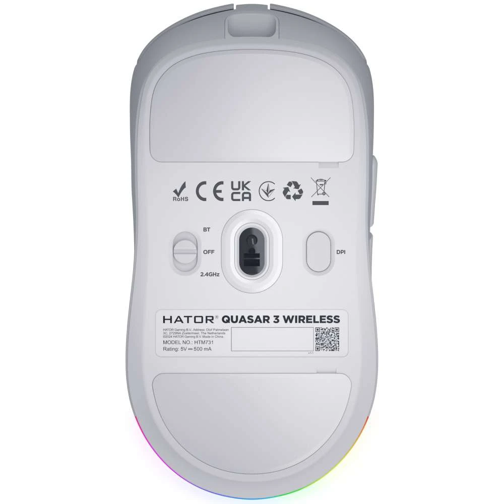 Миша HATOR Quasar 3 Wireless Whtie
