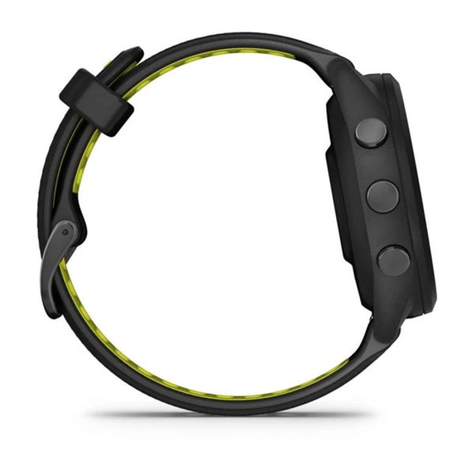 Смарт-часы Garmin Forerunner 265s Black Bezel And Case With Black/Amp Yellow Silicon Band (010-02810-13)