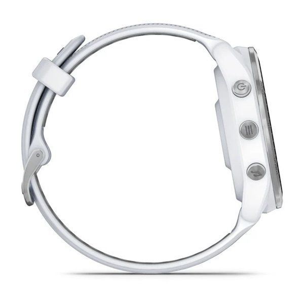 Смарт-годинник Garmin Forerunner 965 Titanium Bezel with Whitestone Case and Whitestone/Powder Gray Silicone Band (010-02809-11)
