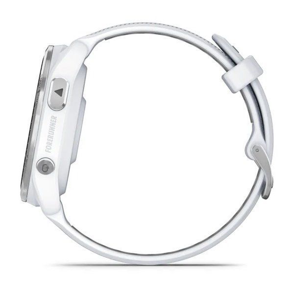 Смарт-годинник Garmin Forerunner 965 Titanium Bezel with Whitestone Case and Whitestone/Powder Gray Silicone Band (010-02809-11)