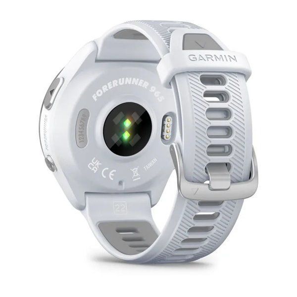 Смарт-годинник Garmin Forerunner 965 Titanium Bezel with Whitestone Case and Whitestone/Powder Gray Silicone Band (010-02809-11)
