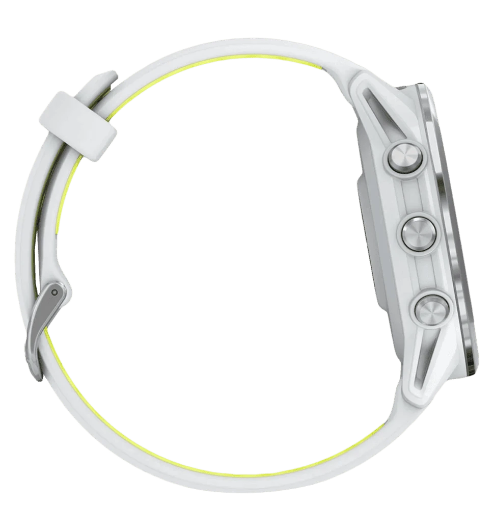 Смарт-годинник Garmin Forerunner 970 Titanium w. Whitestone Case and Whitestone/T. Amp Yellow Band (010-02969-01/11)