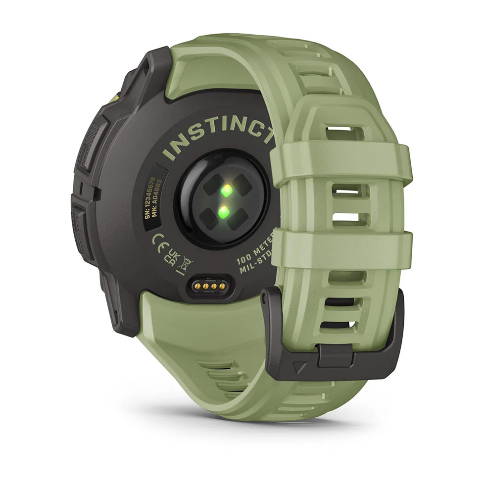 Смарт-годинник Garmin Instinct 3 50mm AMOLED Green with Fern Green Band (010-03020-02)