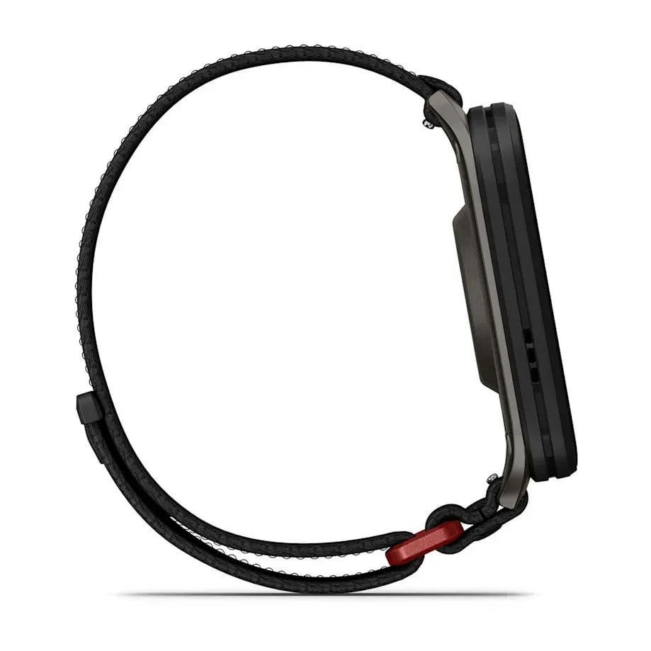 Смарт-годинник Garmin Venu X1 Black with Slate Titanium Caseback and Black ComfortFit Nylon Band (010-02980-02)
