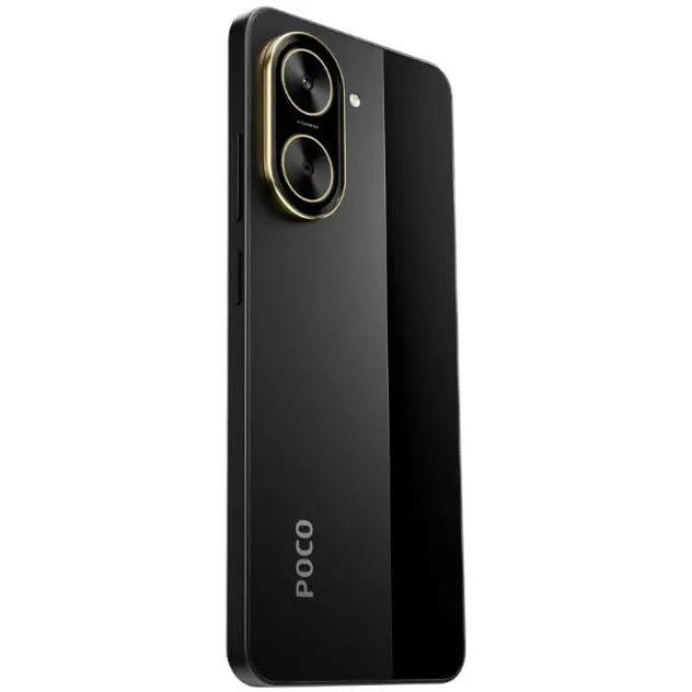 Смартфон Xiaomi POCO C71 4/128 ГБ, черный (в комплекте с зарядным устройством)