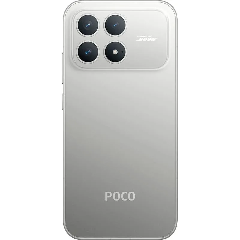 Смартфон Xiaomi POCO F8 Pro 12/512 ГБ, серебристый (в комплекте с зарядным устройством)